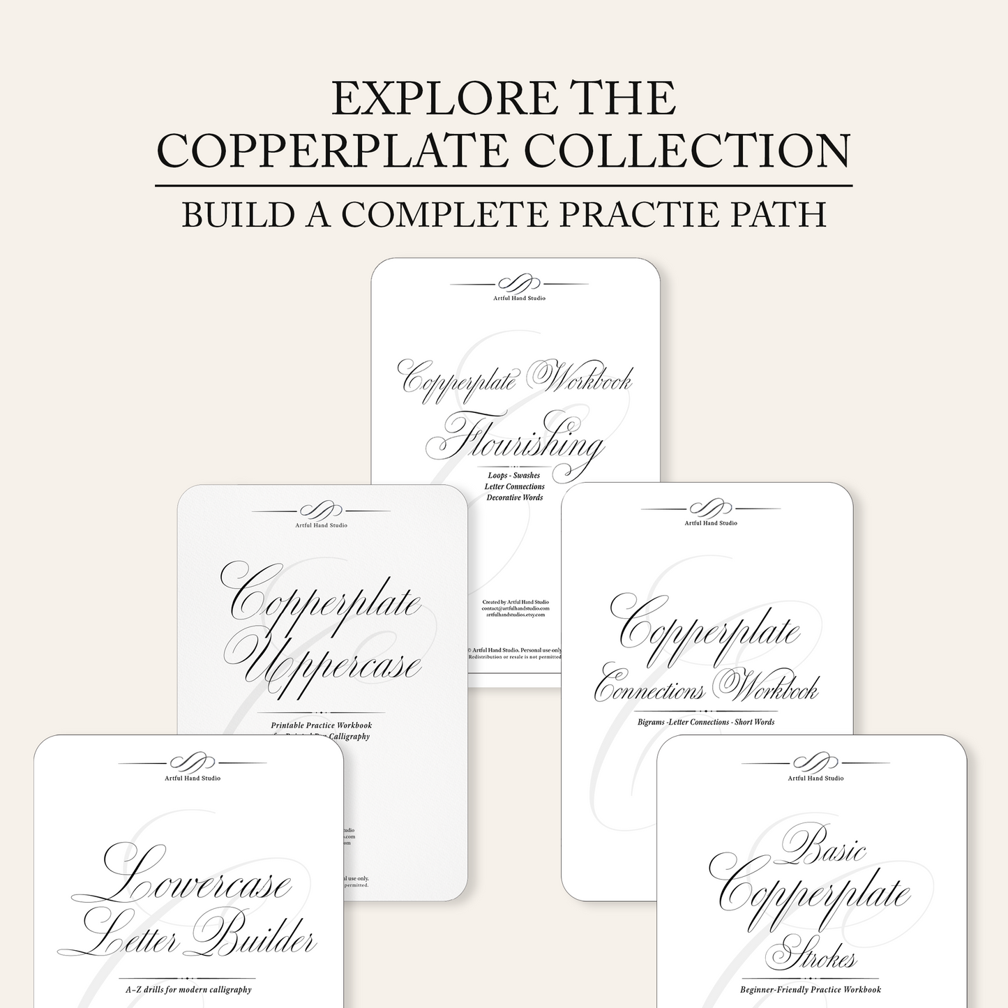 Copperplate Connections Workbook | Bigrams, Letter Connections & Short Words PDF