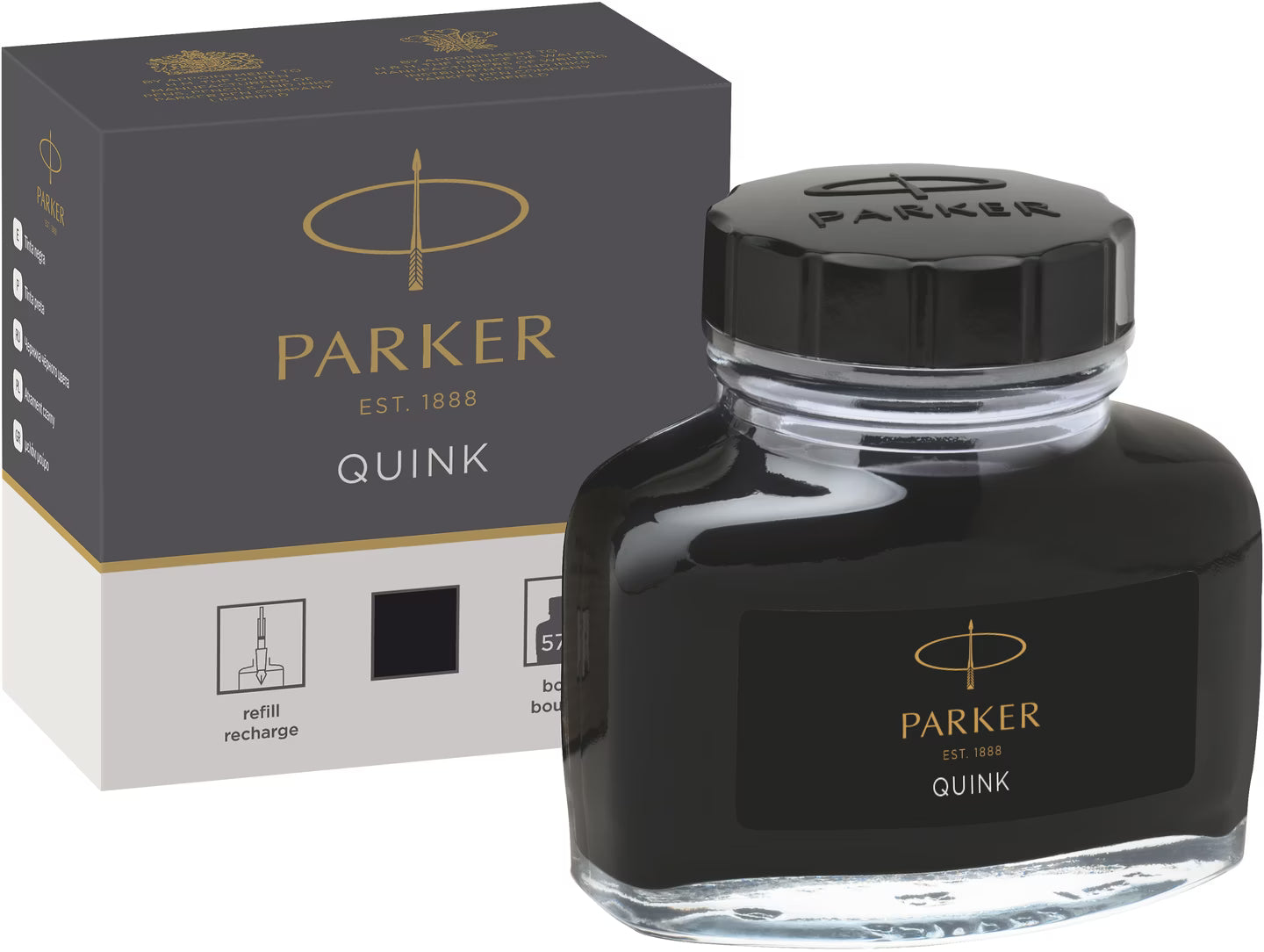 Parker Quink — Black Ink — photo 1