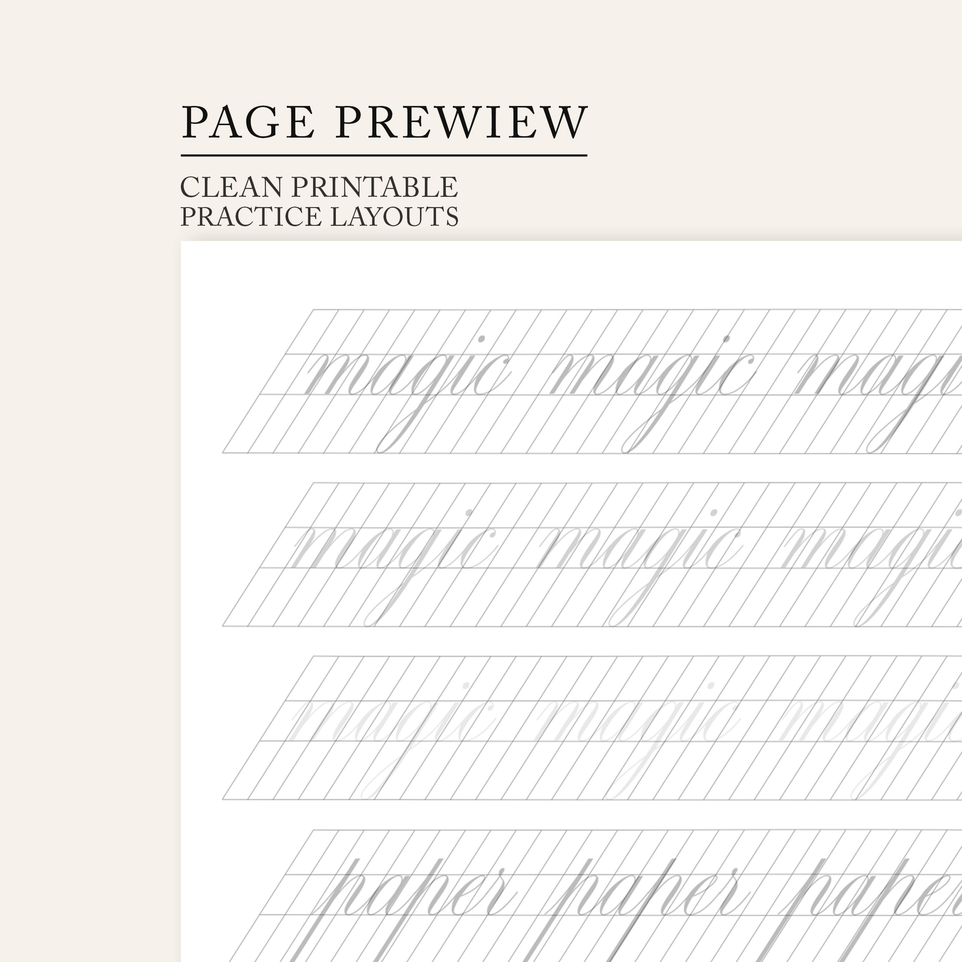 Copperplate connections bigrams and short words workbook page preview