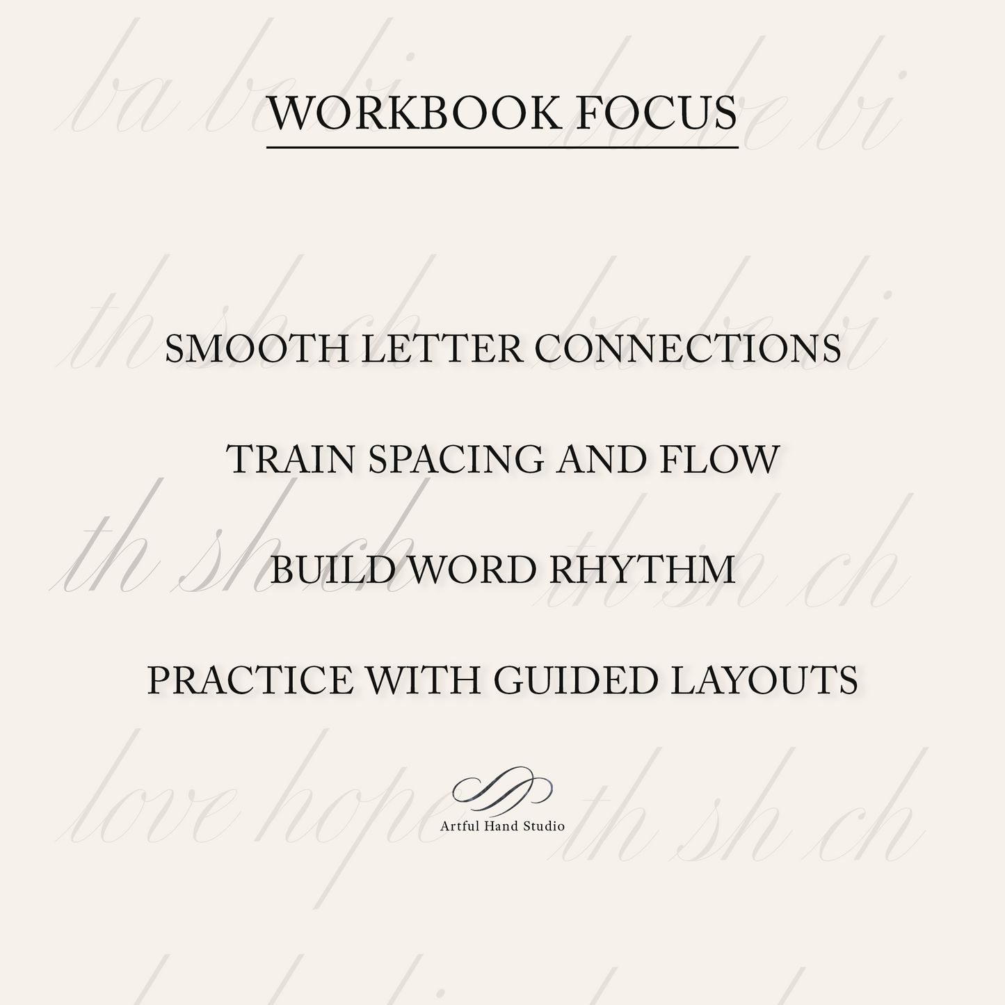 Copperplate connections bigrams and short words workbook workbook focus overview