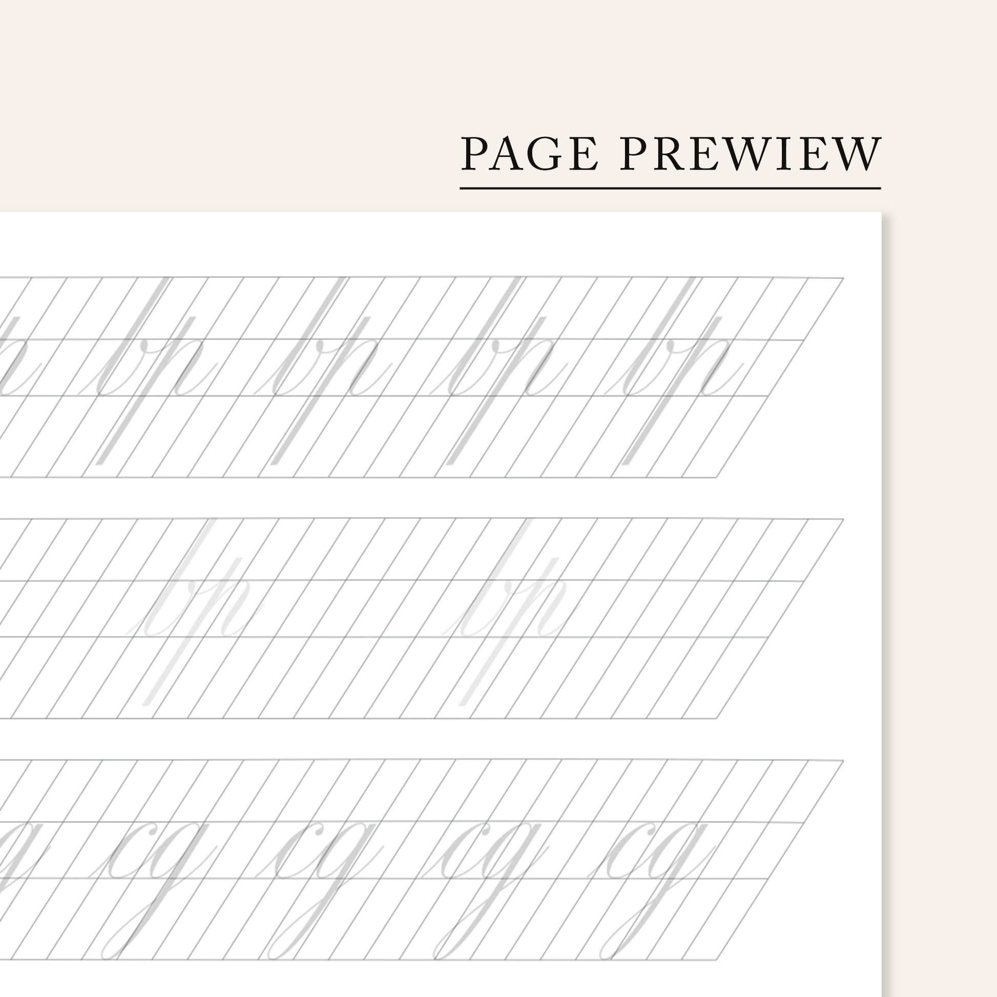 Copperplate connections bigrams and short words workbook second page preview
