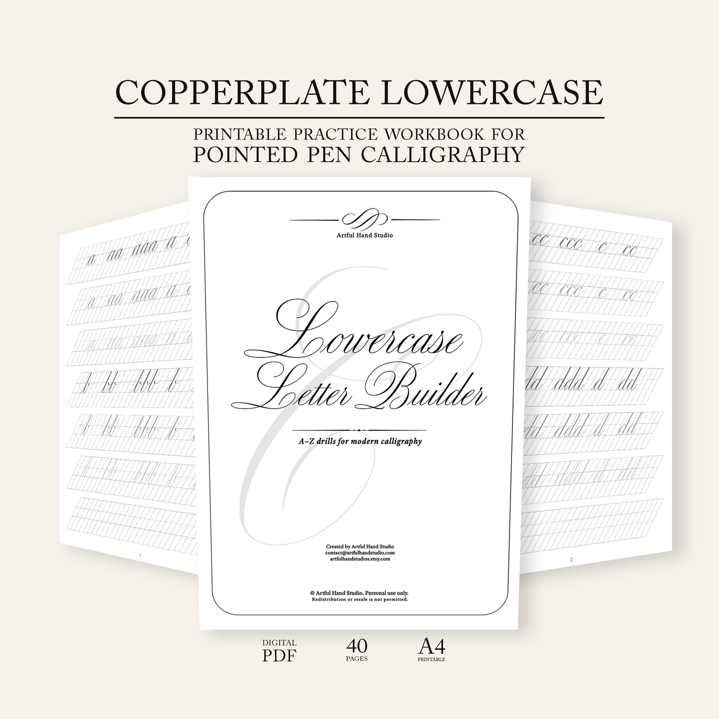 Lowercase Letter Builder workbook preview 1