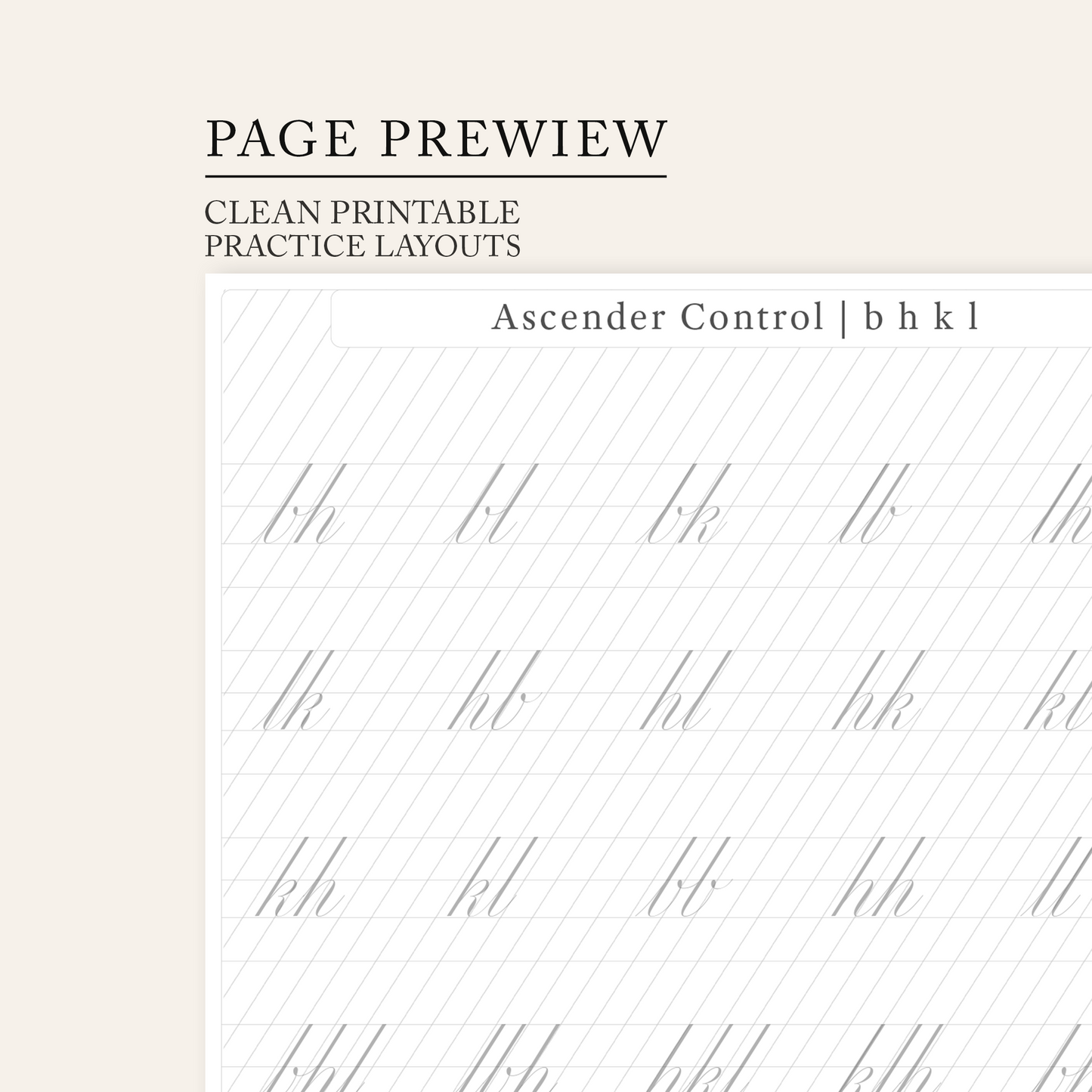 Lowercase Letter Builder workbook preview 3