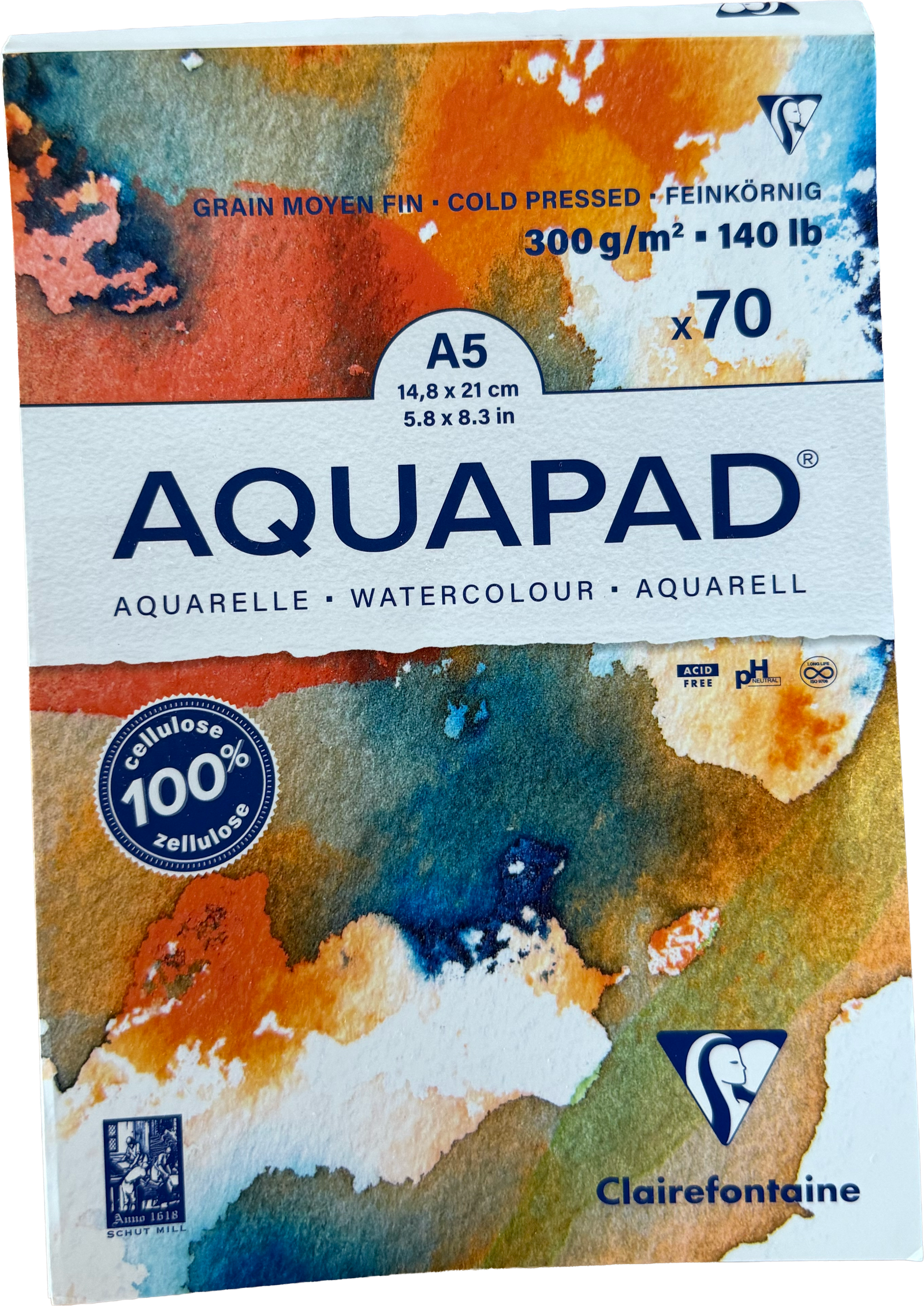Clairefontaine Aquapad A5 — 300 gsm — photo 1